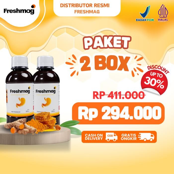 

Freshmag Madu Original 2 Botol BPOM Halal