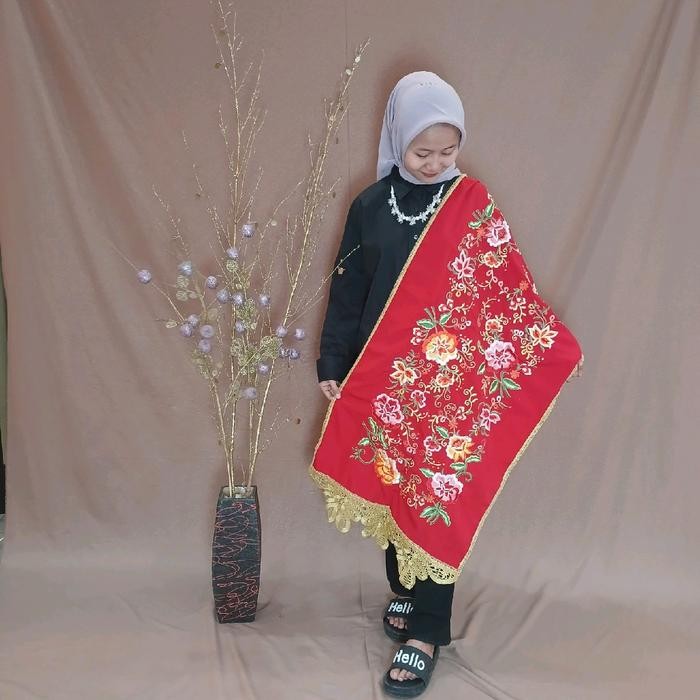 Selendang Koto Gadang Khas Bukittinggi Motif Suji Cayia