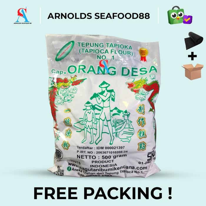 

Caraka.store1 Tepung Sagu Tani Cap Orang Desa Bumi Kencana 1kg (free packing)