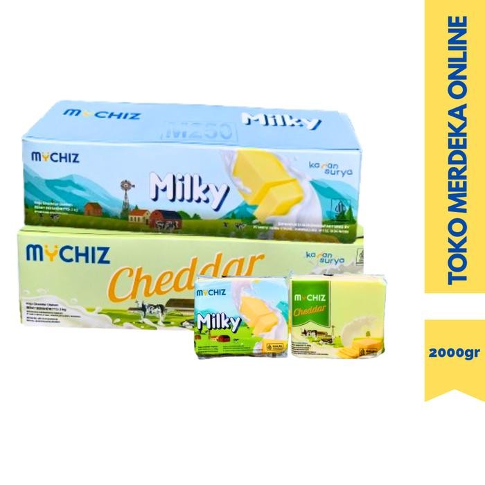 

(8 PCS) KEJU MYCHIZ 1 PACK ISI 8 CHEDAR DAN MILKY 250gr