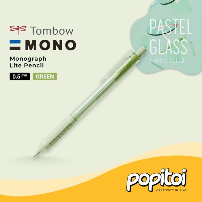 

tombow pastel glass series (limited edition) glue stick correction tape mechanical pencil eraser pit