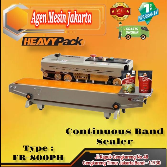 Continuous Band Sealer Fr-800P Heavypack Bergaransi