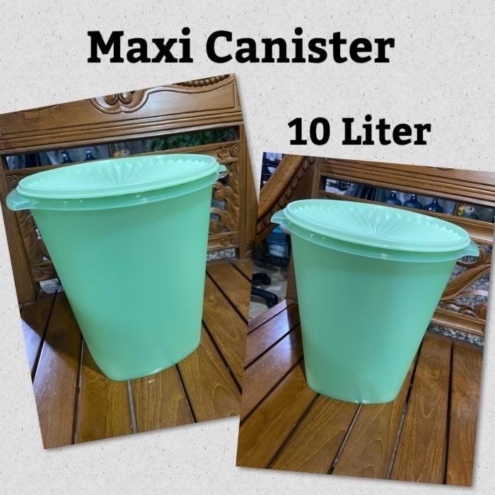 Toples Besar Tempat Snack Tupperware Maxi Canister Ukuran 10 Liter