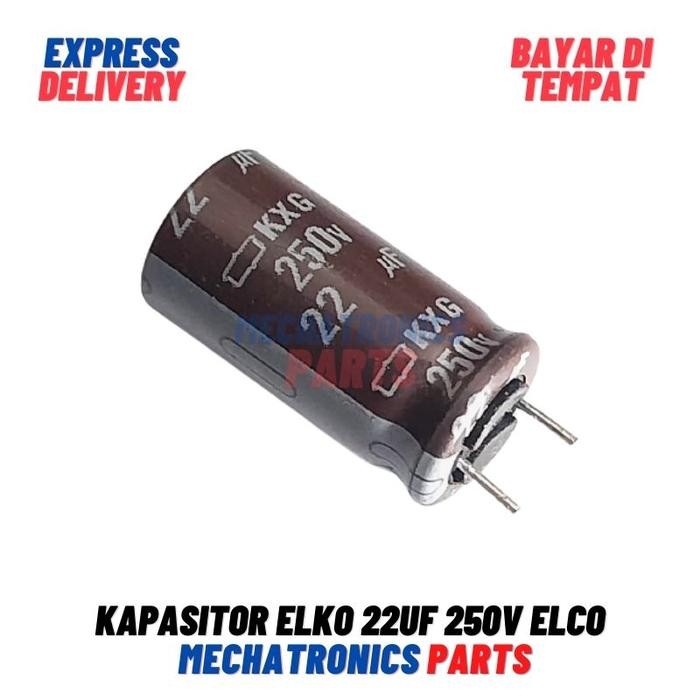 Kapasitor Elko 22Uf 250V Elco