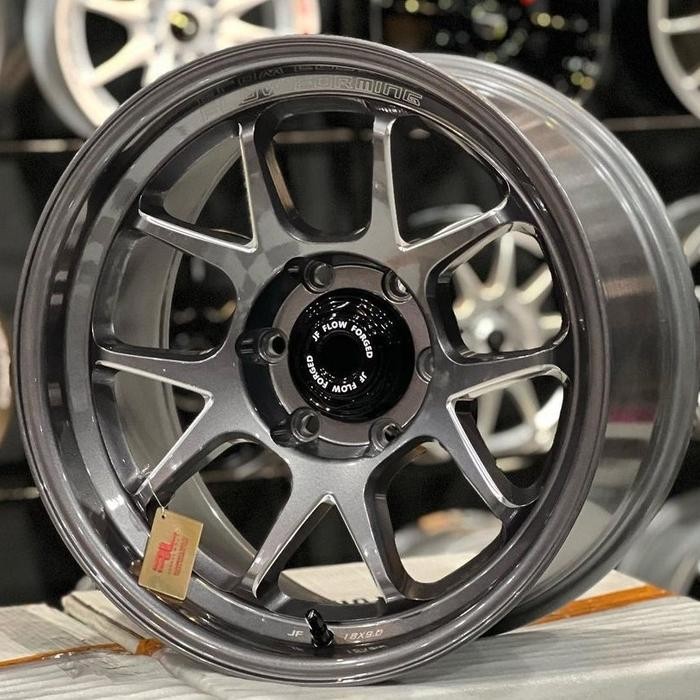 velg racing r18 JF NERO FLOW FORMING velg ring 18 colorado trailblazer
