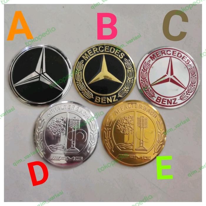 Dop Velg Mercedes Benz Mercy 60mm 6cm 75mm 7.5cm