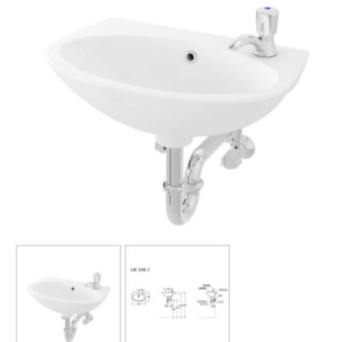 Washtafel 246 Toto Ori Paket Lengkap Tempat Cuci Tangan Wastafel
