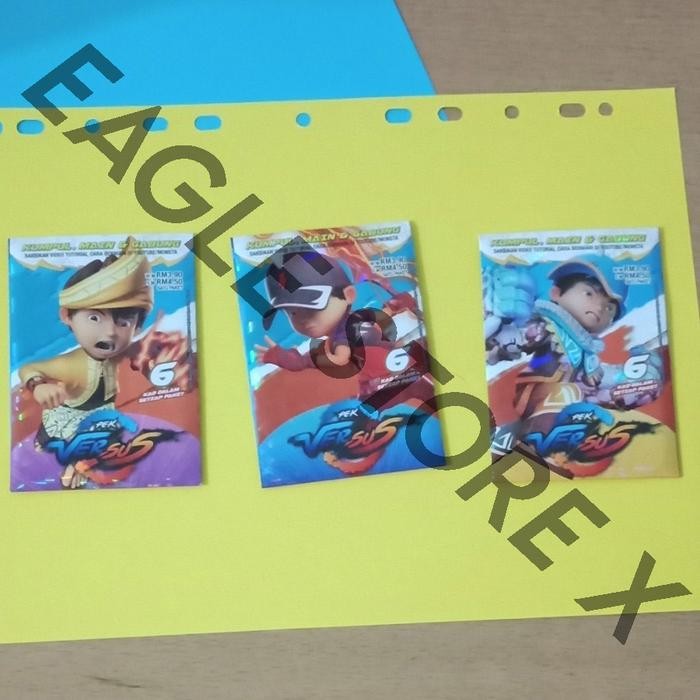 Boboiboy Galaxy Card Pek Versus gals