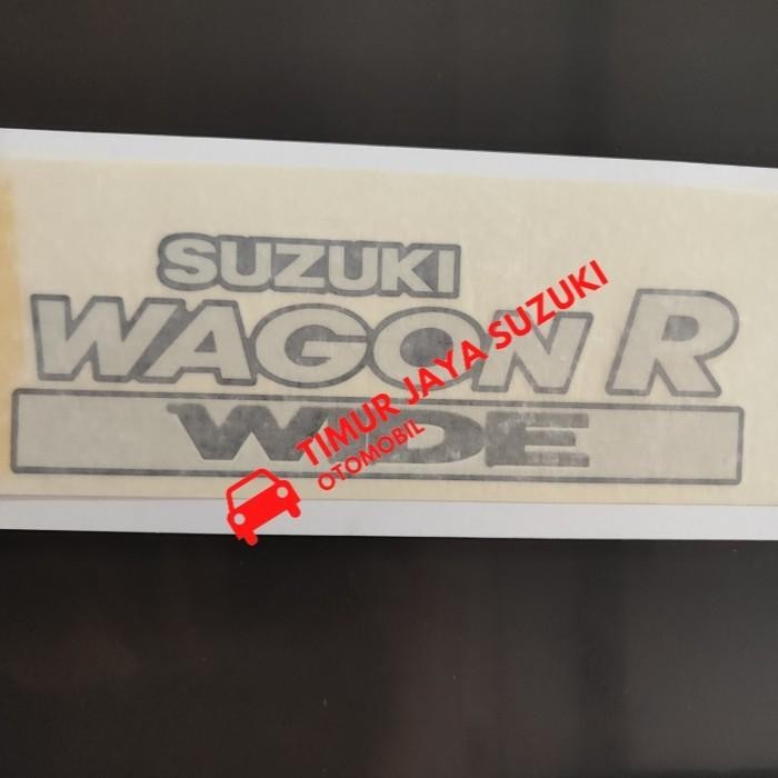 Sticker Suzuki Wagon R Wide Asli Sgp Sparepart Suzuki