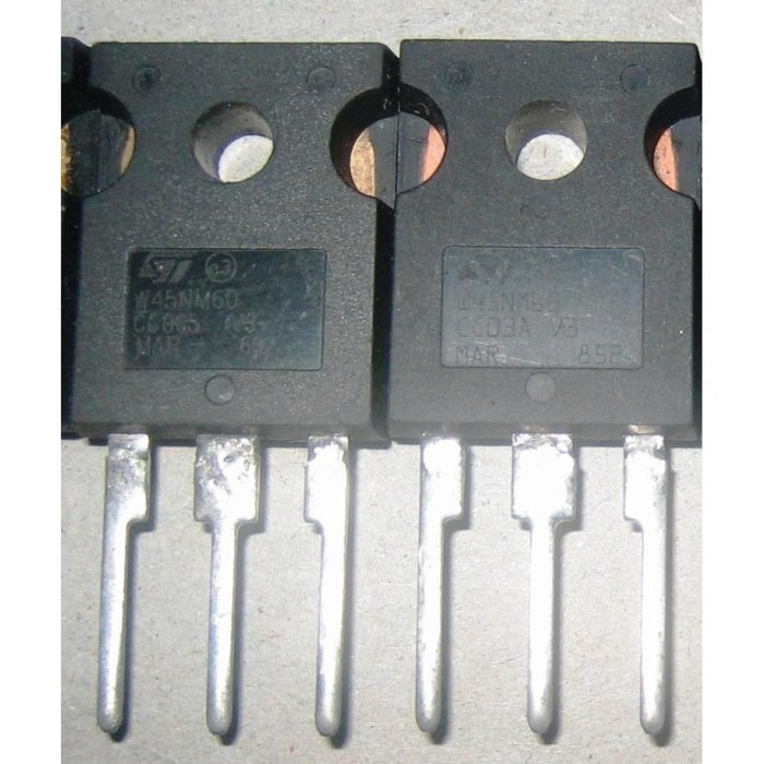 (Expert) 45NM60 STW45NM60 W45NM60 N-CHANNEL Mosfet NOS