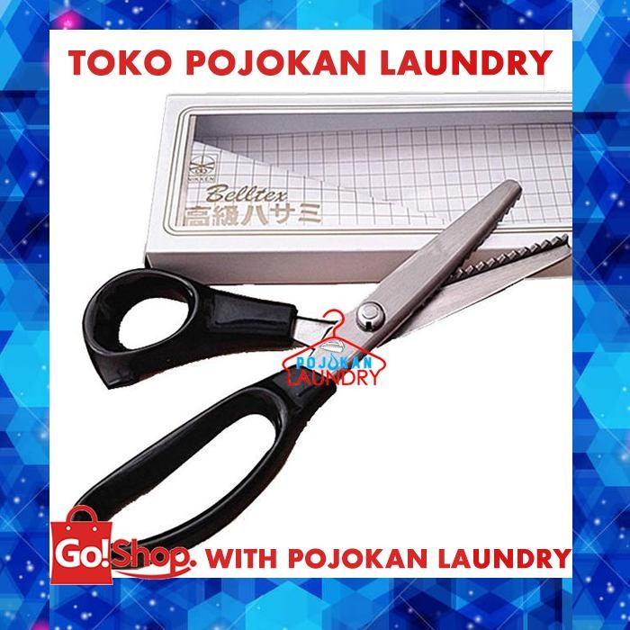 

Gunting Kain ZZag / Z-Zag / Geri / Pinking Shears Ukuran 9 INCH