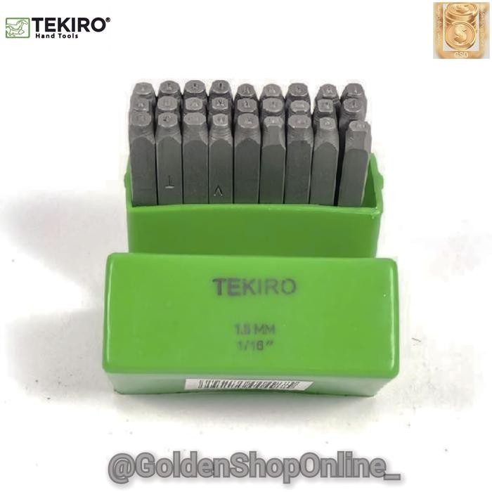 

Huruf Ketok 1,5mm - Letter Punch 1,5mm Tekiro