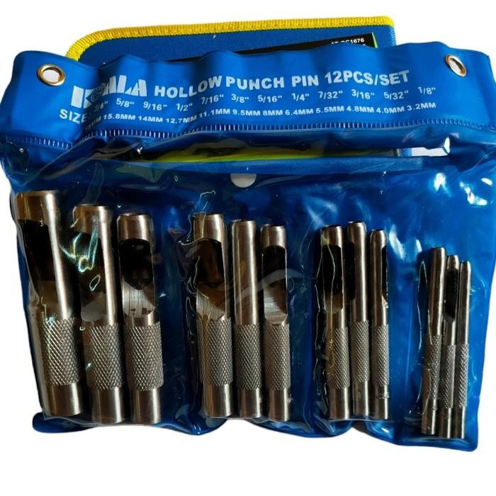 

Pahat Plong Set Pelubang Kulit Karet DLL 12 Pcs