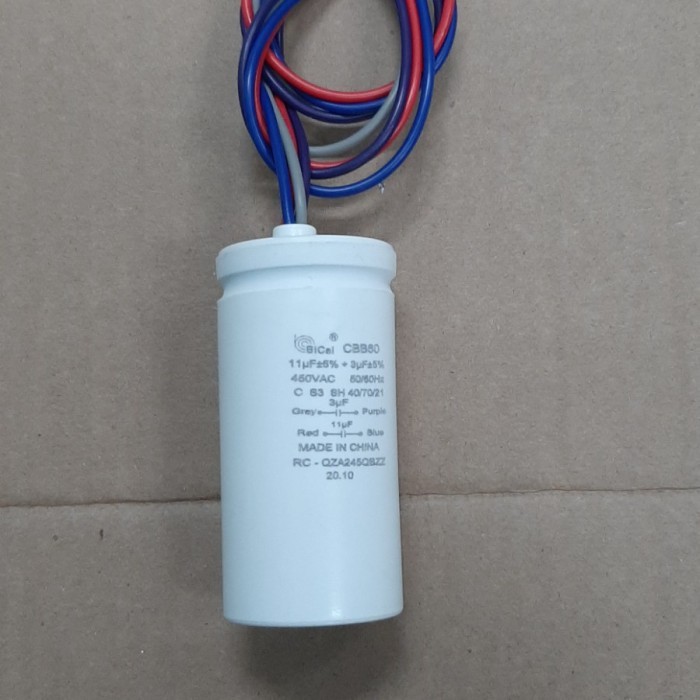 (Expert) CAPACITOR KAPASITOR ORIGINAL SHARP BICAI CBB60 3uf 11uf 450