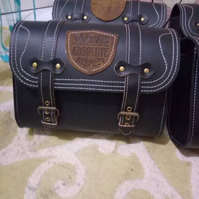 (Expert) Sidebag Kawasaki w175 side bag w175 aksesoris w175