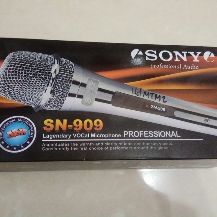 (Expert) Sony 909 Mic/ Mik/ Microphone/ Mikropon Sony SN 909 New kabel