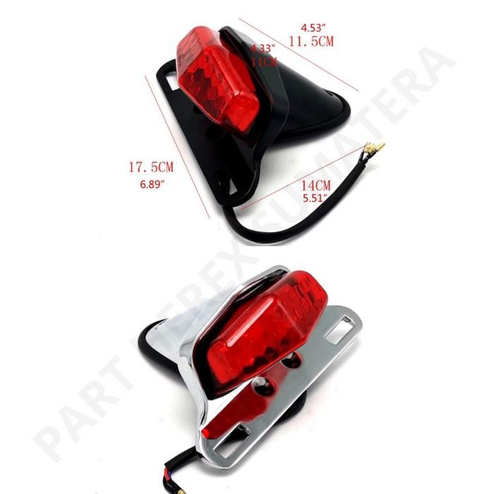 Stoplamp Led Custom Lucas Style Chopper British Scrambler Tracker