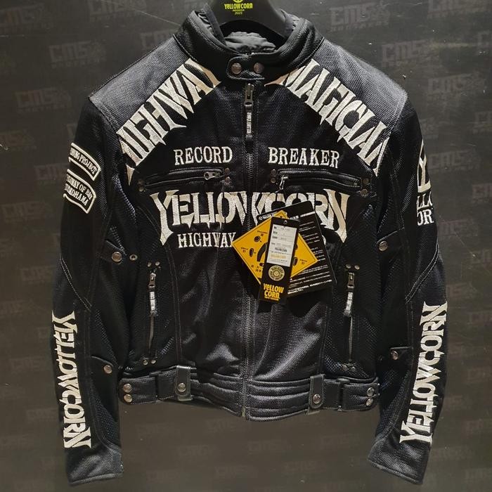 Ready Jacket Motor Yellow Corn Yb-1105 Black Ivory Original Ready