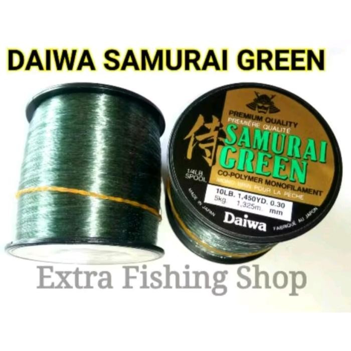Senar Pancing Daiwa Samurai Green Ukuran Besar Made In Japan