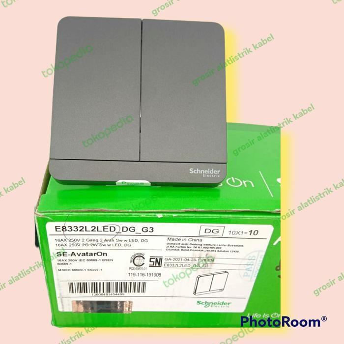 Seri Hotel Avatar Dark Grey (Dg) Schneider