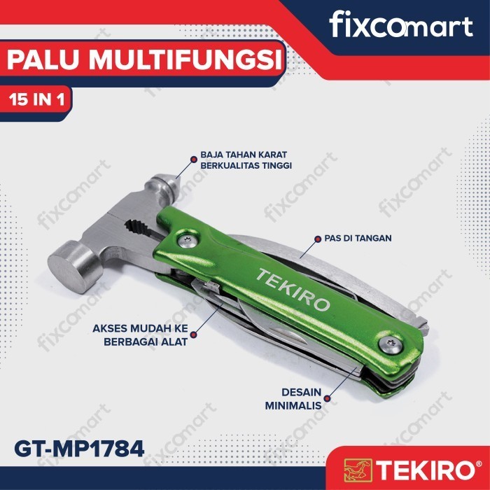 Tekiro Palu Multifungsi 15 in 1