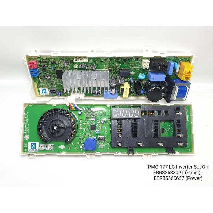 MODUL+PANEL ORI MESIN CUCI LG INVERTER EBR82683071FM1208N3W (PMC177) TERLARIS