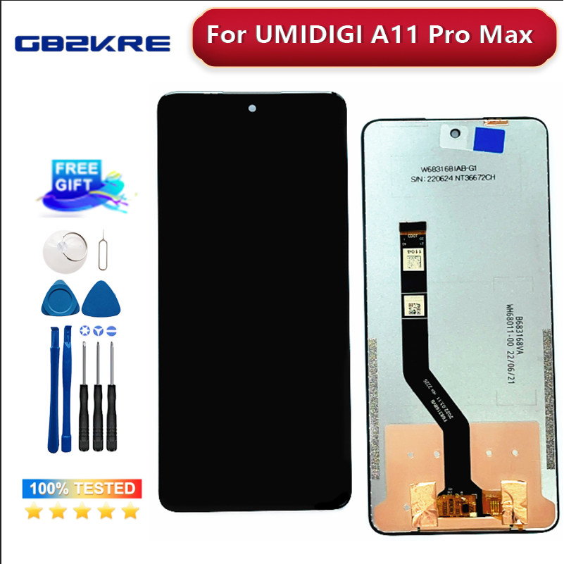 6.8" Original For UMIDIGI A11 Pro Max LCD Display + Touch Screen Assemlby For UMIDIGI A11Pro Max LCD