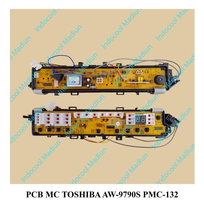 PANEL / MODUL MESIN CUCI / PCB MESIN CUCI TOSHIBA AW-9790S PMC-132 BERKUALITAS