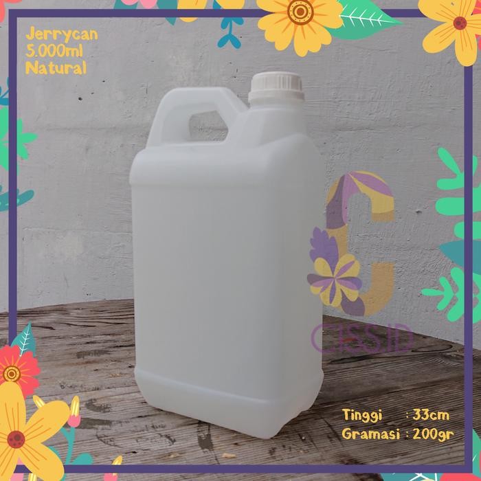 (Expert) JERIGEN 5 LITER BARU 5000ML 5LITER SEGEL MULUT BESAR HDPE TEBAL MURAH