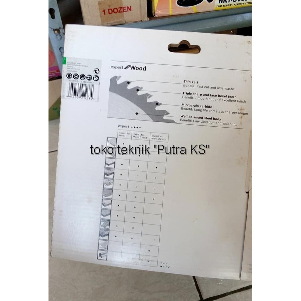 Mata Pisau Gergaji / Circular Saw / Mata Sirkel 7Inch Original Bosch