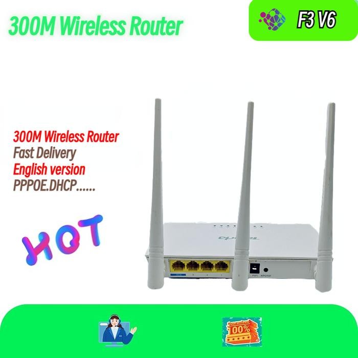[Expert] 300M ROUTER BEKAS TENDA F3 V6 RT/RW (English Firmware Version)