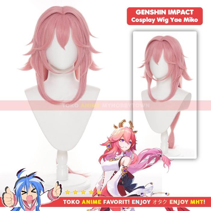 PREMIUM Wig Cosplay Anime Game Yae Miko