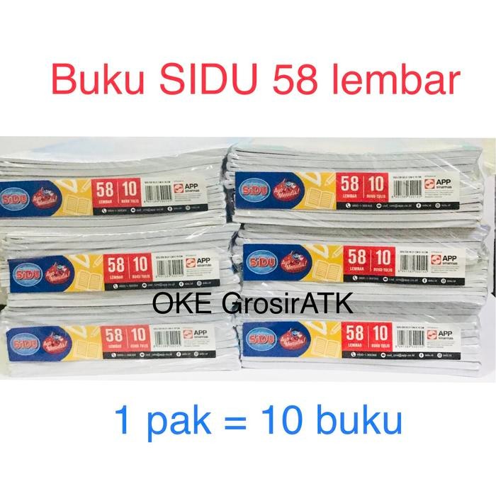 

Product Laris Buku Tulis Sidu 58 Lembar [Pak=10 Buku]