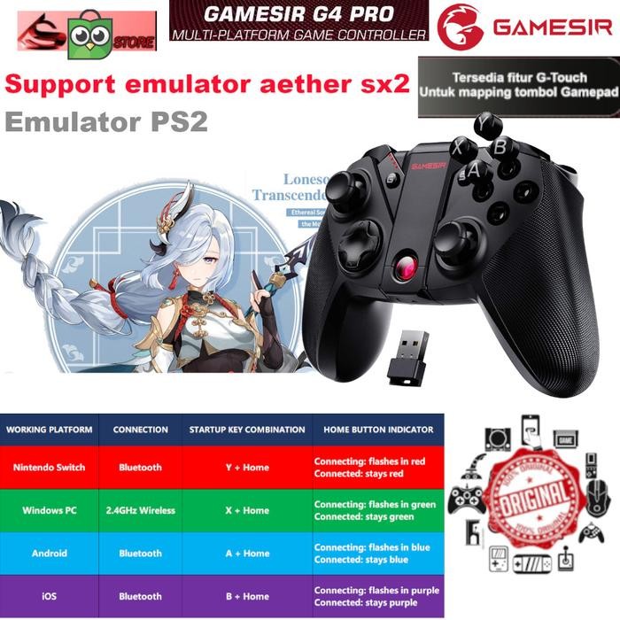Gamesir G4 Pro wireless Gamepad Multi Platform iOs android switch PC