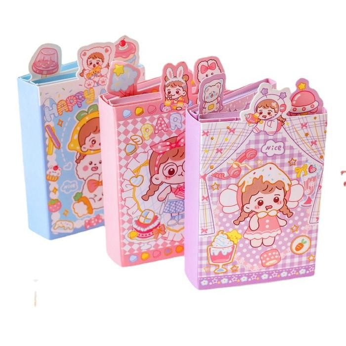 

iky Note 1 Set Karaer Lucu Japanese Pems Buku
