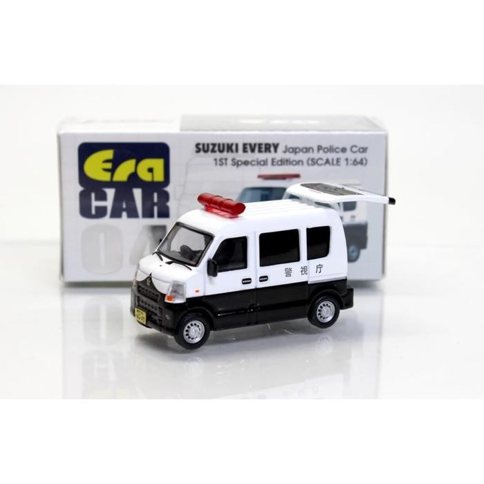 Era Car 1/64 Suzuki Every Japan Police Car 1st Special Edition