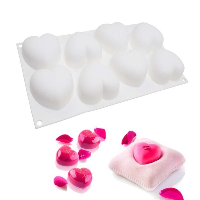 

Mini Hearts Entremet Mold Mould Silicone Cetakan Kue Cake Gratis Ongkir