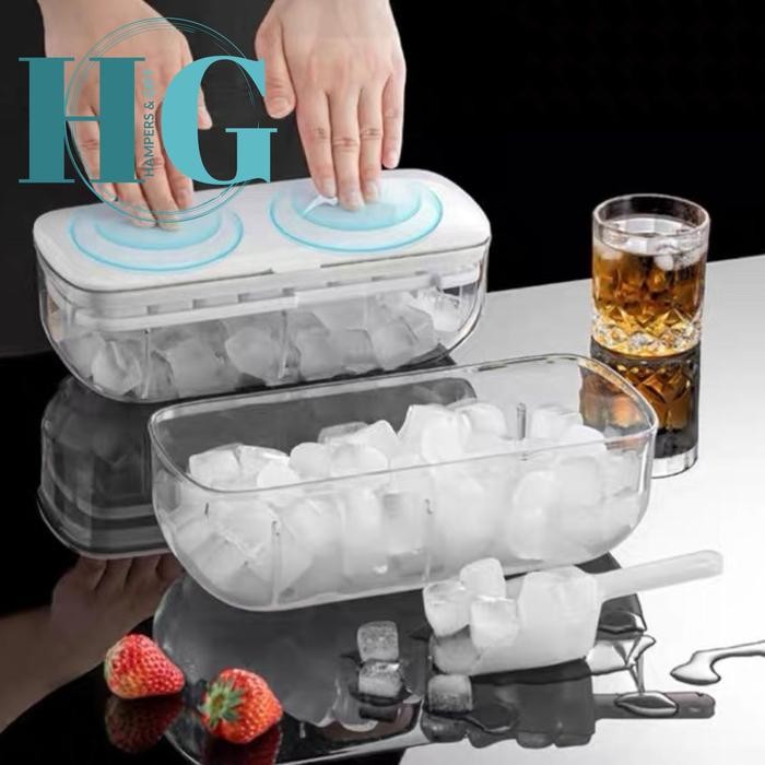 

Gira Ice Cube Tray Maker White Box 48 Slot Cetakan Es Batu Cubes Putih Gratis Ongkir