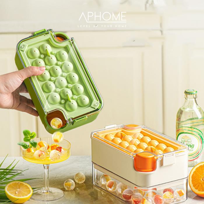 

Aphome Cetakan Es Batu Bola Ice Ball Maker Ice Mold Wadah Es Batu Bulat Anja Gratis Ongkir