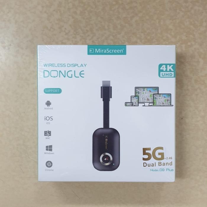 PROMO / TERMURAH Mirascreen D7 5G+2.4G WiFi Display Dongle HDMI Receiver Mirroring TERBAIK