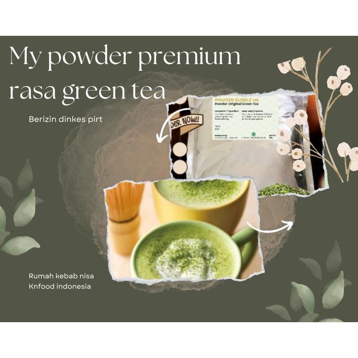 

Premium Matcha Green Tea Powder (Bubuk Green Tea/Powder Drink)