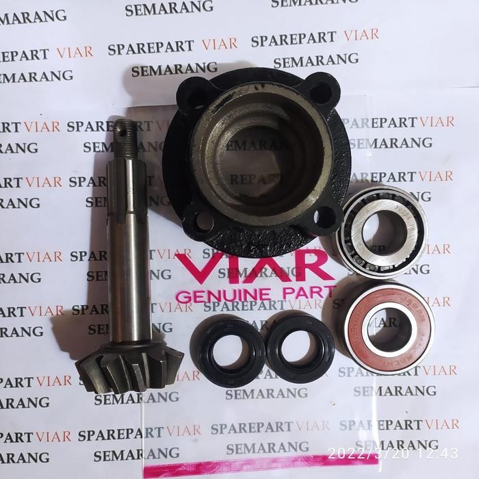 Hub Differential Set Gear Pinion Reduksi Gardan Viar 150 200