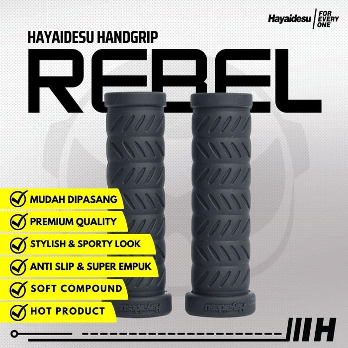 JUAL RUGI Hayaidesu Handgrip REBEL - Hand Grip Motor Klasik & Custom XSR , W175 , Vulcan , Rebel ,