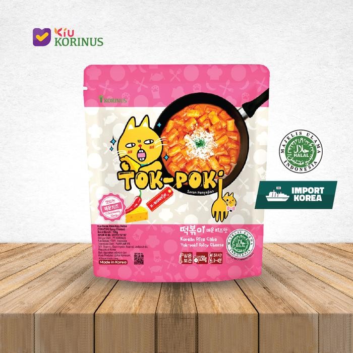 

Korinus K - Bunsik Tokpoki SPICY CHEESE / Tteokbokki / Tok-Poki Instan