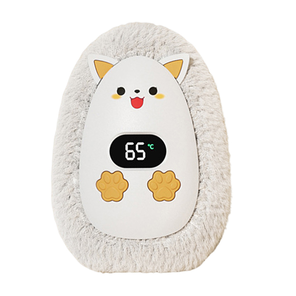 Plush Hand Warmer Electric Hand Warmer Digital Display Mini Hand Warmer Heater 3 Temp Adjustable