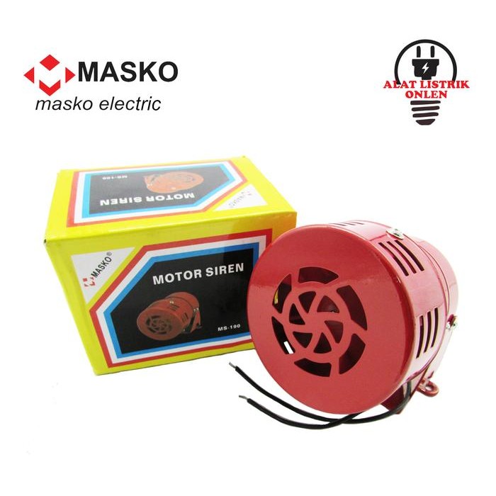 Terlaris Mini Alarm Sirine Ms-190 220Vac Masko Sirin Bel Bell Ms 190 Ms190 Baby