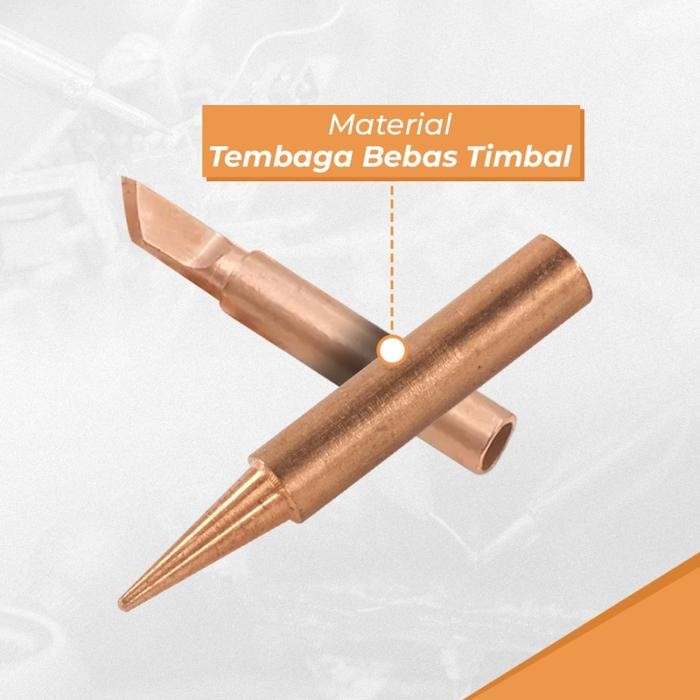 1Set Mata Solder Tembaga Tips Solder Copper Solder Set