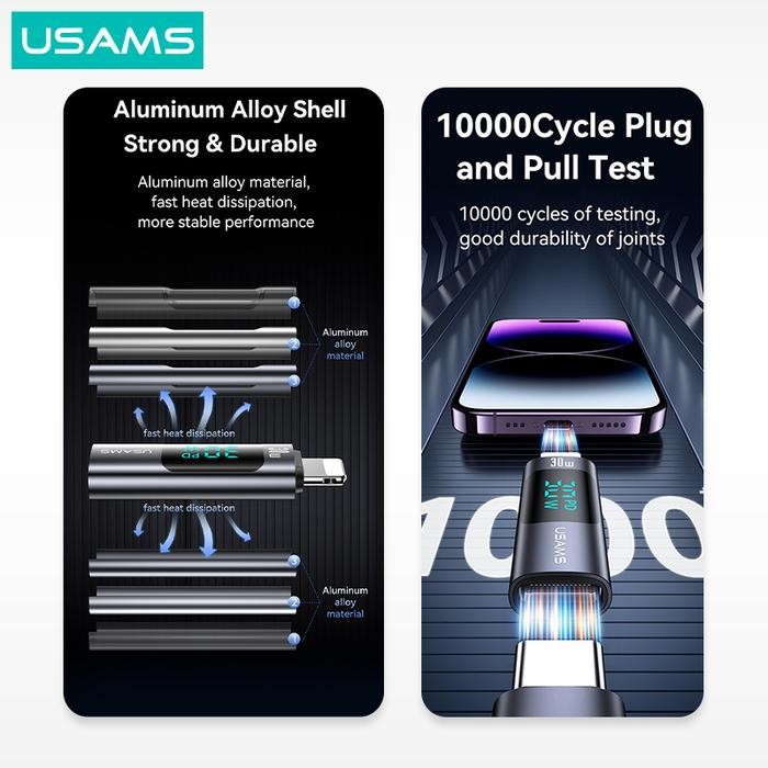 MMARYSHOP USAMS AU18 ADAPTER CONVERTER TYPE C TO LIGHTNING