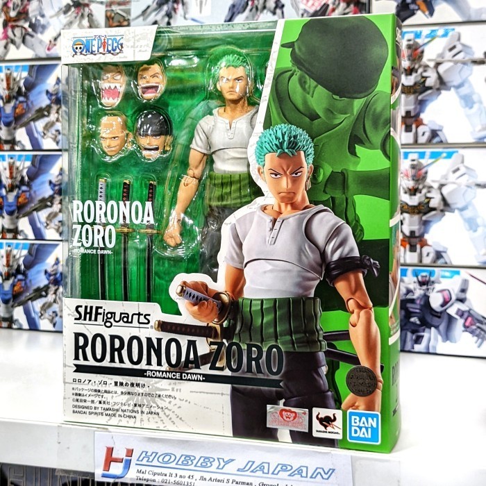 Shf Roronoa Zoro Romance Dawn One Piece