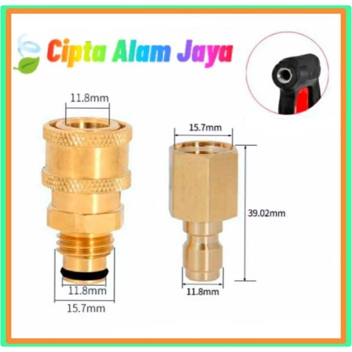 QUICK RELEASE 1/4" DRAT M16-BUAT UJUNG GUN